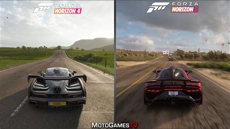Forza Horizon 4 Vs Forza Horizon 5 Early Comparison Youtube