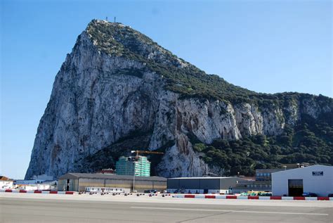 It has an area of 6.7 km2 (2.6 sq mi) and is bordered to the north by spain. Gibraltar