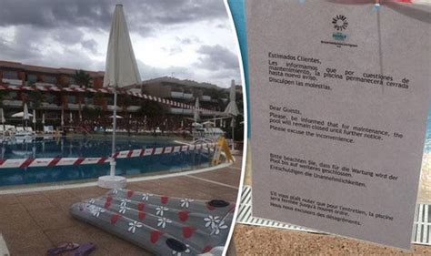 Brits Fallen Ill At Tenerife Resort After Claims Of Poo In The Pool Travel News Travel