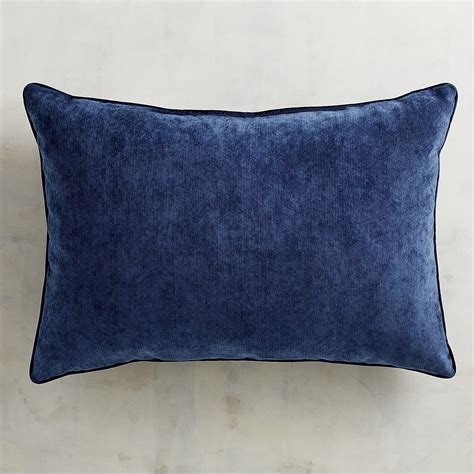 Lindon Navy Lumbar Pillow Navy Blue Pillows Navy Pillows Navy Blue