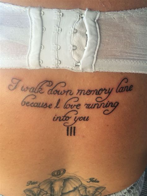 My Memorial Tattoo For Those I Have Loved And Lost And To Those I Am Yet