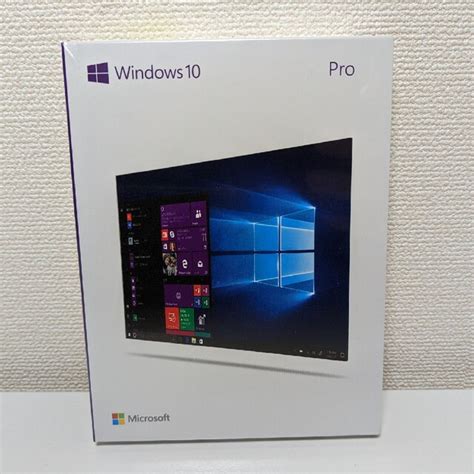 Microsoft Microsoft Windows 10 Pro 日本語版パッケージ版の通販 By Morionaires Shop