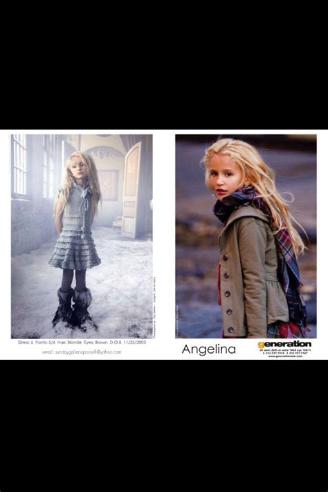 The Front And Back Of International New York Model Angelina G Porcelli