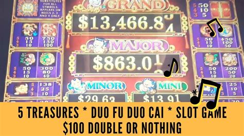 Link download apk siap pakai 5 TREASURES - DUO FU DUO CAI - SLOT GAME * $100 DOUBLE OR ...
