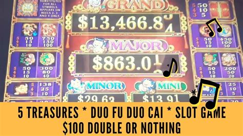 Facebook gives people the power to share and makes the world. 5 TREASURES - DUO FU DUO CAI - SLOT GAME * $100 DOUBLE OR NOTHING - SunFlower Slots - YouTube