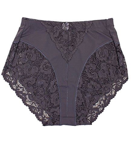 barbra s 6 pack women s light control full coverage lace briefs panties medium buy online in