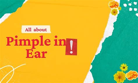 pimple in ear causes treatments prevention and more resurchify