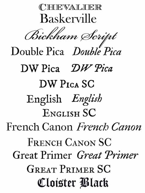 You are purchasing a digital download, not a physical product. 18th Century Fonts | 18th century, Typography inspiration ...