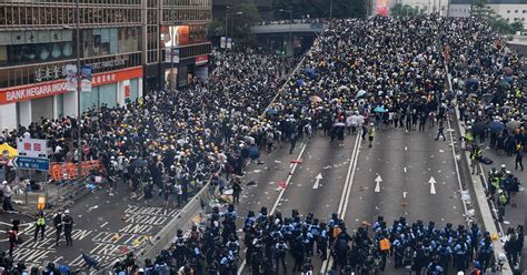 Hong Kong Protests Massive Crowds And Police Clashes