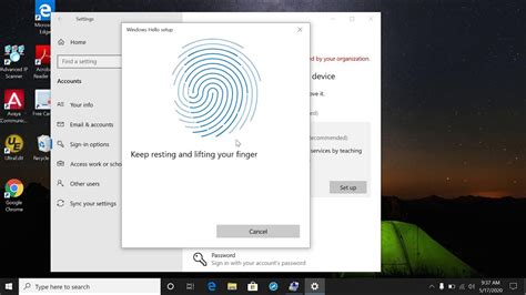 How To Setup Windows Fingerprint Login YouTube