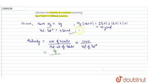 c12h22o11 = 0.1 m, which is read as the molar concentration of sugar is 0.1 molar. c.2 molarity as a conversion factor. What Is The Molarity Of A Solution That Contains 30 Grams ...