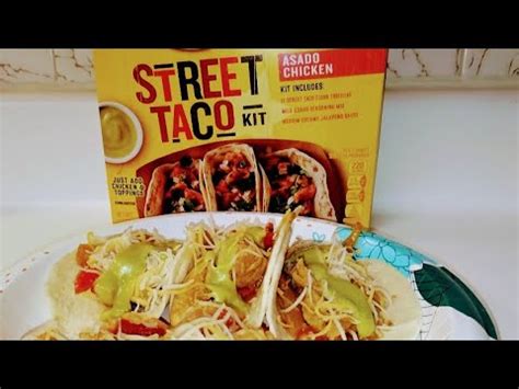 Old El Paso Asada Chicken Street Taco Kit Review Cook With Me