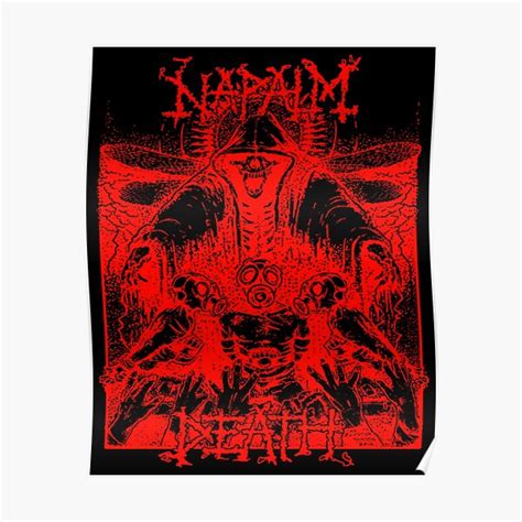 Napalm Death Poster For Sale By Tparachute Redbubble