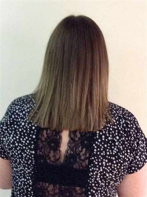 My First Square One Length Below The Shoulderd Straight Hairstyles