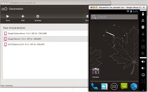 Configure Genymotion Android Emulator In Linux