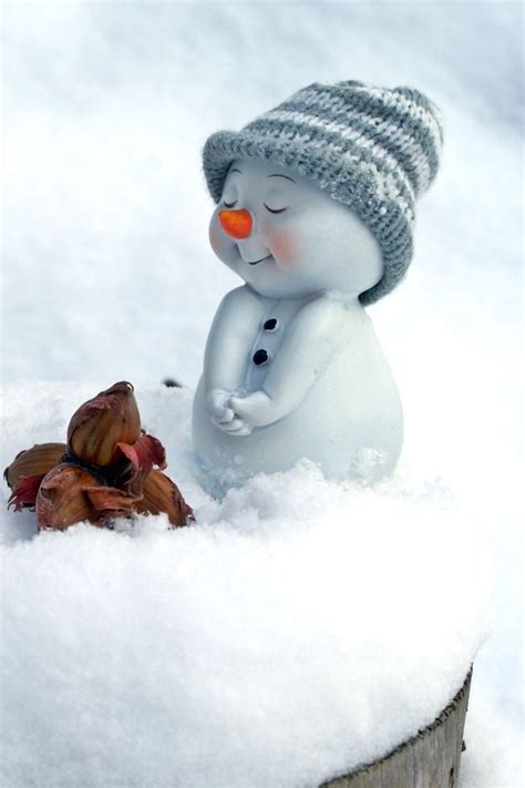 Cute Snowman Hat Snow Snowman Wallpaper Cute Christmas Wallpaper