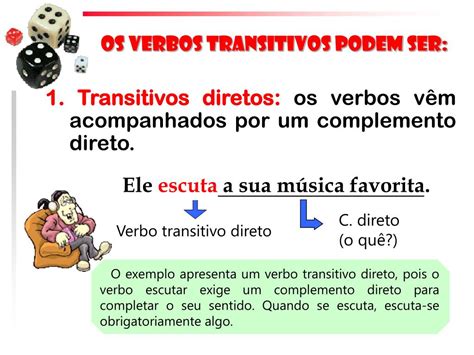 Exemplos De Verbos Transitivos Diretos E Indiretos Novo Exemplo