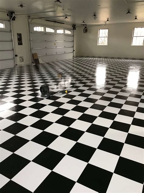 Solid White Peel And Stick Vinyl Floor Tile Garage Flooring 12x12 Square