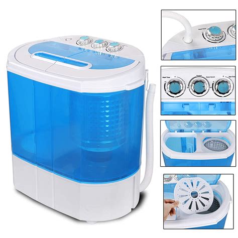 Zeny Portable Compact Washing Machinemini Twin Tub Washing Machineg