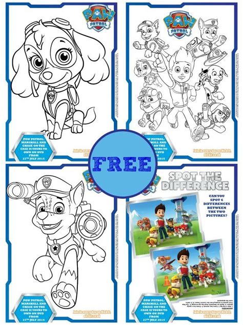 Paw Patrol Printable Activities Printable Word Searches