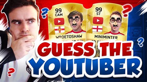 Guess The Youtuber Challenge Youtube