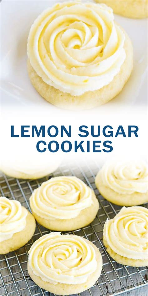 Lemon thumbprint cookies are the perfect addition to your christmas cookie recipe to do list. LEMON SUGAR COOKIES in 2020 | Sugar cookies recipe, Lemon ...