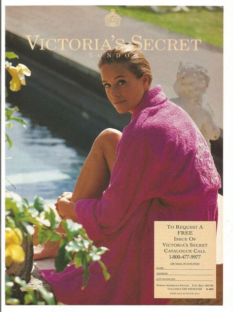 1991 Advertisement Victorias Secret London Terry Robe Etsy Terry