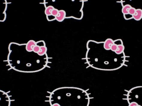 Free Download Black Hello Kitty Background Hd Wallpapers In Cartoons