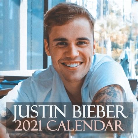 Justin Bieber 2021 Calendar 2021 Wall Calendar Monthly Calendar 8