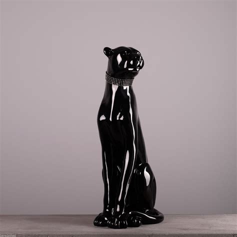 Try our dedicated shopping experience. Luxury design figurine large black panther wild cat statue ...