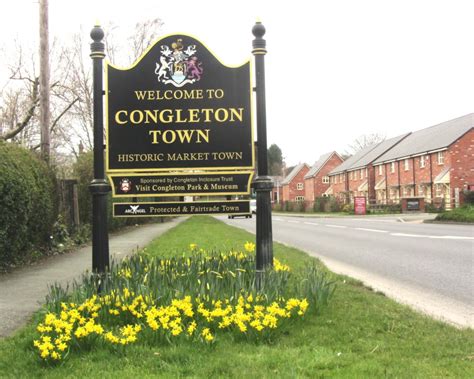 Examples of welcome signs can be found near political borders, such as when entering a state, province, county, city. Where to Stay - Congleton Town Council