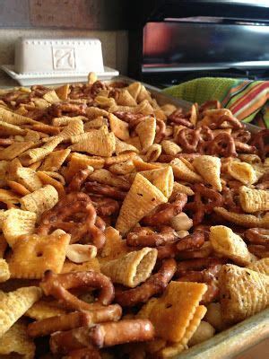 Microwave cracker mixture on high for 1 more minute; Pin on chex mix
