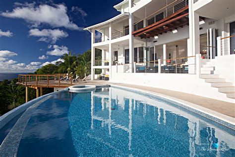 Akasha Luxury Caribbean Villa Cap Estate St Lucia Infinity Pool