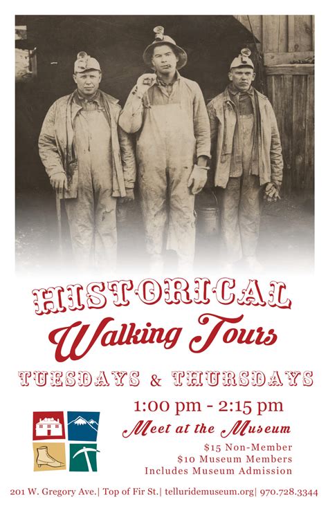 Historical Walking Tours Of Telluride Tuesdays And Thursdays At 1pm