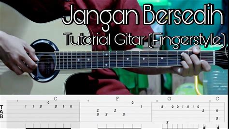 tutorial gitar tiffany kenanga jangan bersedih fingerstyle tab chord youtube