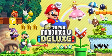 En uno, ¡el doble de diversión! New Super Mario Bros. U Deluxe | Nintendo Switch | Juegos ...