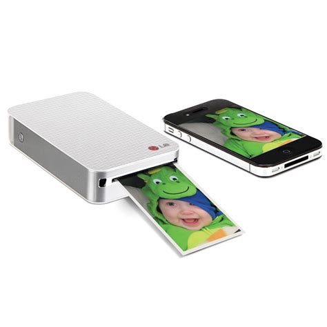 The Pocket Sized Smartphone Photo Printer Hammacher Schlemmer
