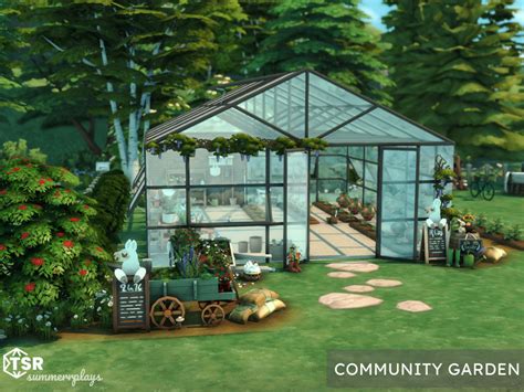 The Sims Resource Greenhouse And Garden Tsr Cc Only
