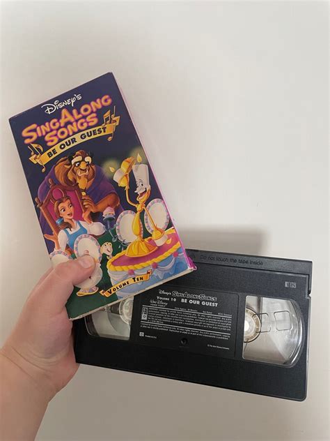 Disneys Sing Along Songs Be Our Guest Volume Ten Vhs 1992 Etsy