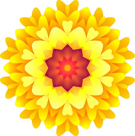 Clipart - Abstract flower 7 png image