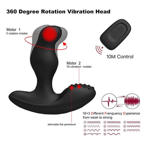 Levett Prostate Vibrator 16 Vibration Modes Automatic Heating Prostata