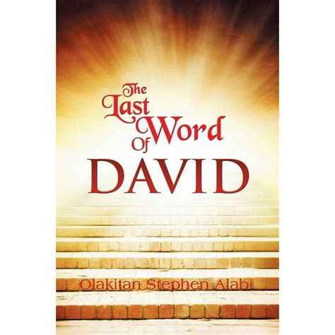 The Last Words Of David