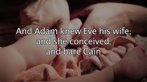 Genesis 41 And Adam Knew Eve His Wife And She Conceived Bible