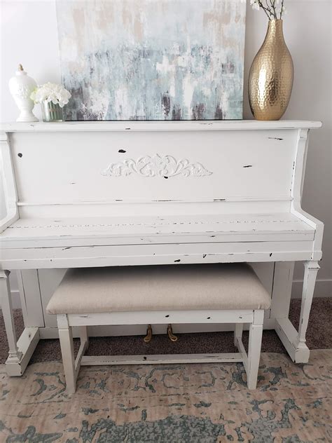 Chalk Painted Piano | Painted pianos, Living room decor ...