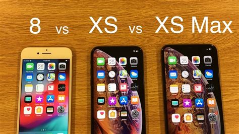Iphone 8 Vs Iphone Xs Vs Iphone Xs Max Speed Test Comparison Youtube