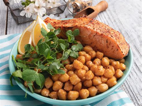 Baked Salmon With Chickpeas Ai Weight Loss Diet