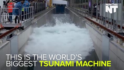 This Is The Worlds Largest Tsunami Machine Video Dailymotion