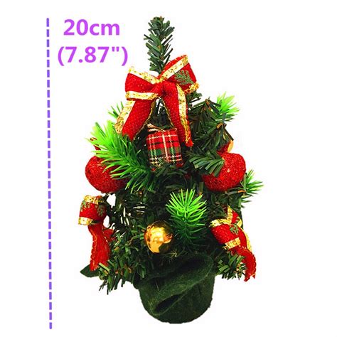 The christmas wreath is an essential part of any christmas decorating plan. Mini Christmas Xmas Tree Desk Table Decoration Ornament at ...