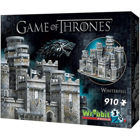 Wrebbit 3D - Game of Thrones Winterfell 3D Jigsaw Puzzle By JR Toy Company