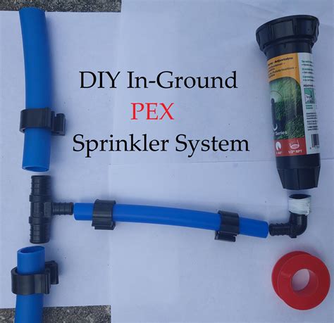 How To Install A Diy Pex Pop Up Lawn And Garden Sprinkler System